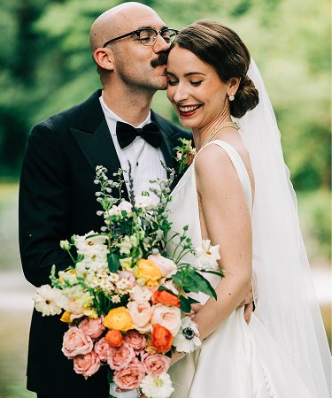 couple planning their wedding
