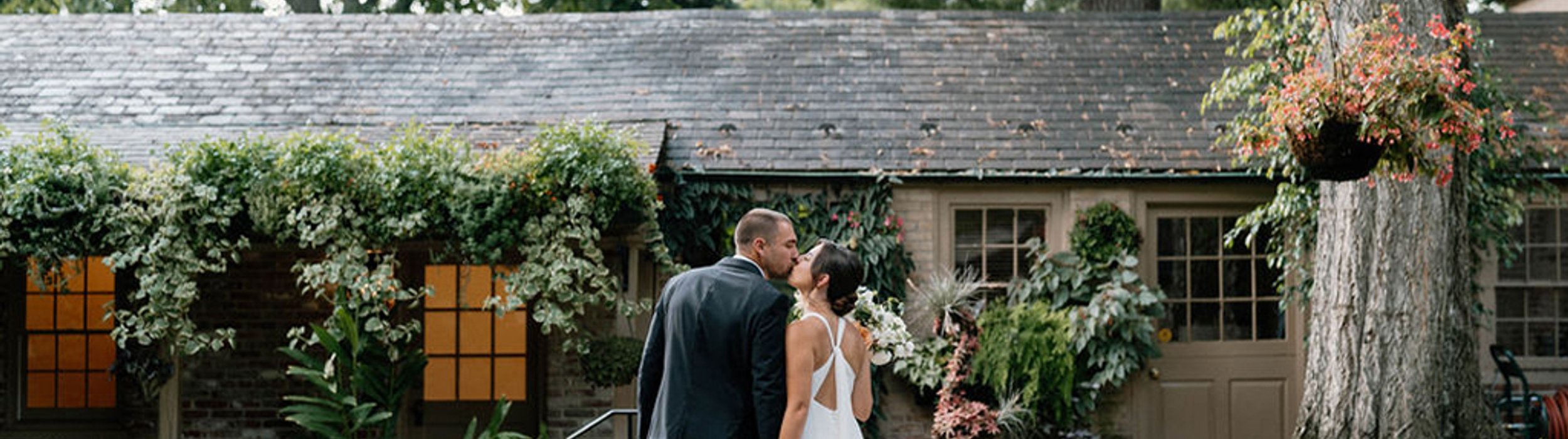 a beautiful and well-lit wedding venue